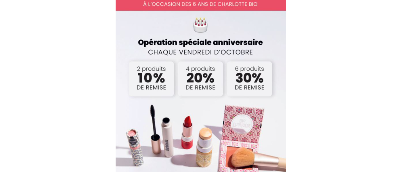 Charlotte Bio souffle ses 6 bougies !