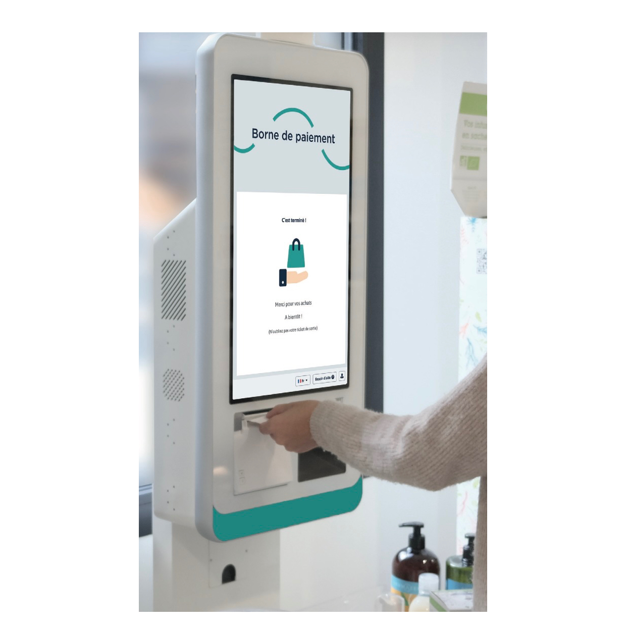 Borne de paiement autonome