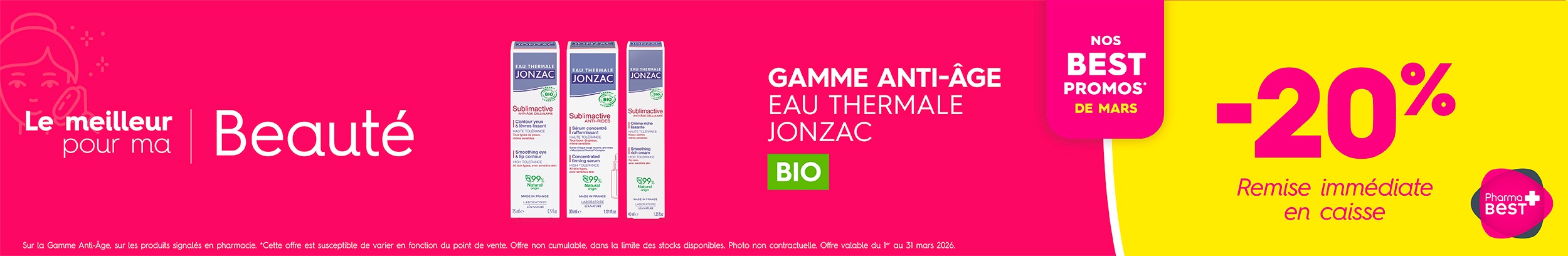 GAMME ANTI-ÂGE EAU THERMALE JONZAC