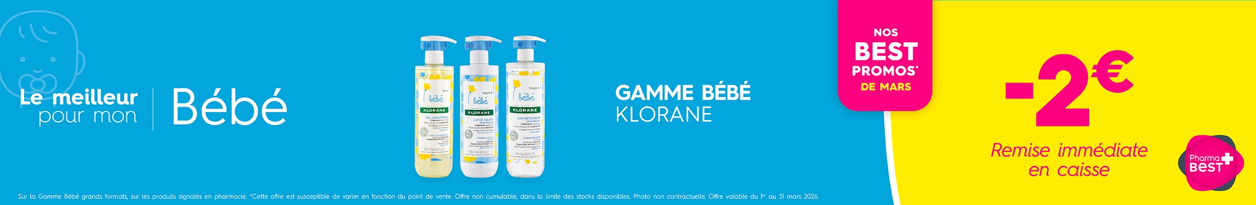 GAMME BÉBÉ KLORANE C&C