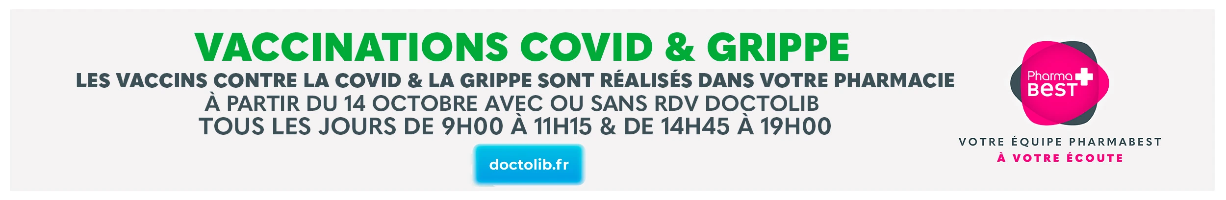 INFOS VACCIN COVID/GRIPPE -BOE