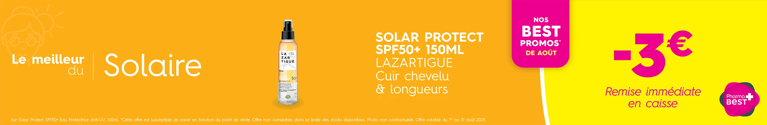 SOLAR PROTECT SPF50+ 150ML LAZARTIGUE