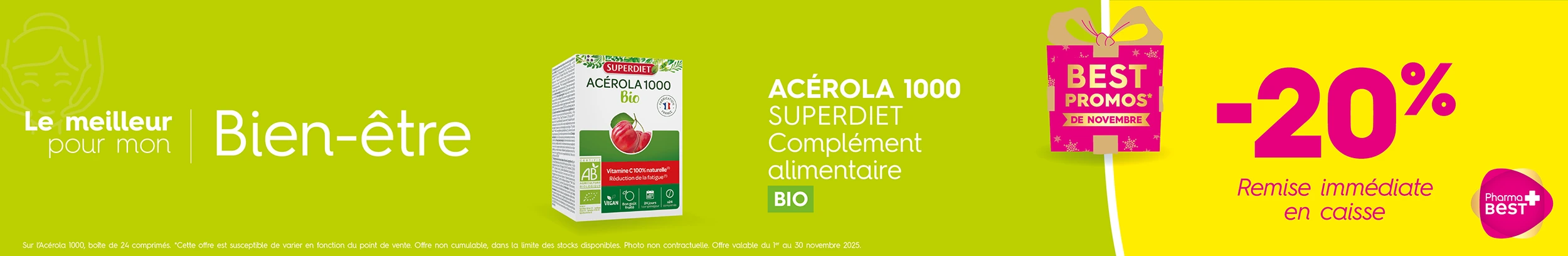 ACÉROLA 1000 SUPERDIET C&C