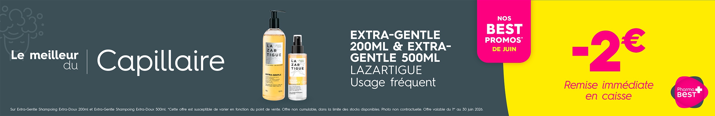 EXTRA-GENTLE 200ML & EXTRA-GENTLE 500ML LAZARTIGUE C&C
