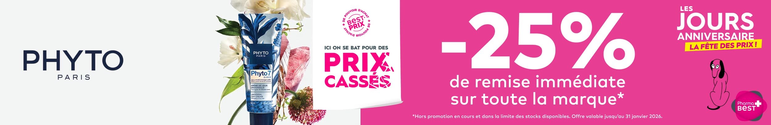 PHYTO / QUINZAINE JANVIER 2