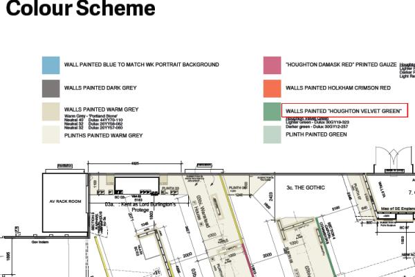 A snapshot of the designers' colour scheme