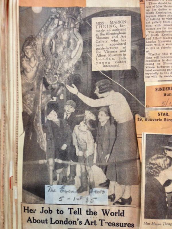 Photograph published in the Birmingham Gazette (5 January 1935)