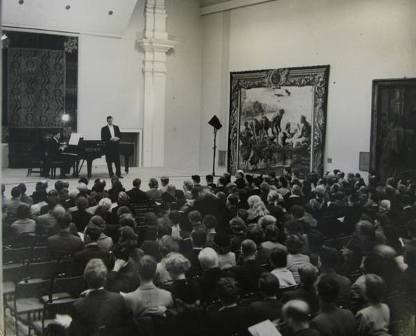Tenor Peter Pears and pianist Benjamin Britten