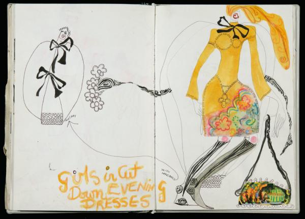 Sketchbook page, Antoni and Alison