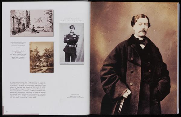 Pages showing photographs of Maurice from Christiane Sand, ‘Maurice Sand, fils de George’, 2010. NAL 38041010081115 © Victoria and Albert Museum, London]