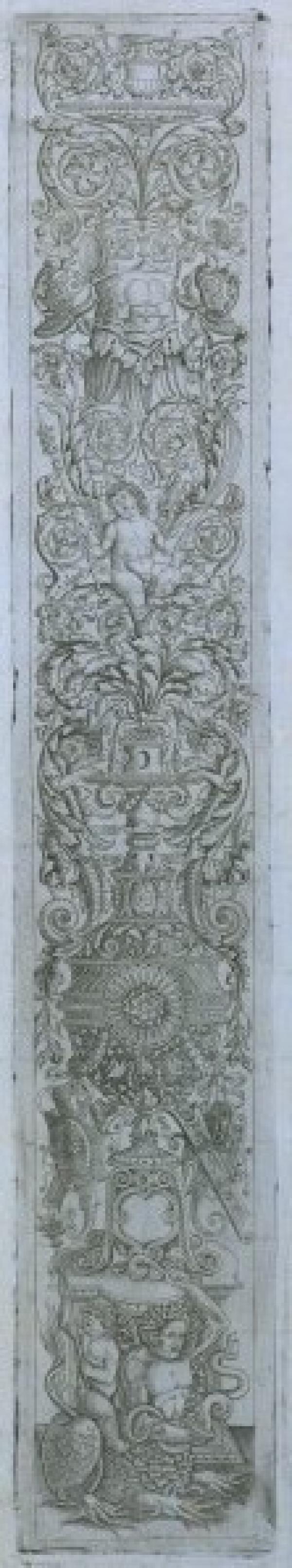 V&A inventory number E.2211-1920, Giovanni Pietro da Birago and Giovanni Antonio da Brescia, Plate from set of 12 ornamental pan