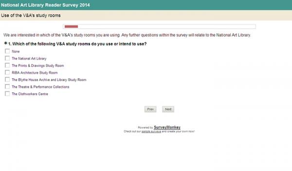 National Art Library Reader Survey