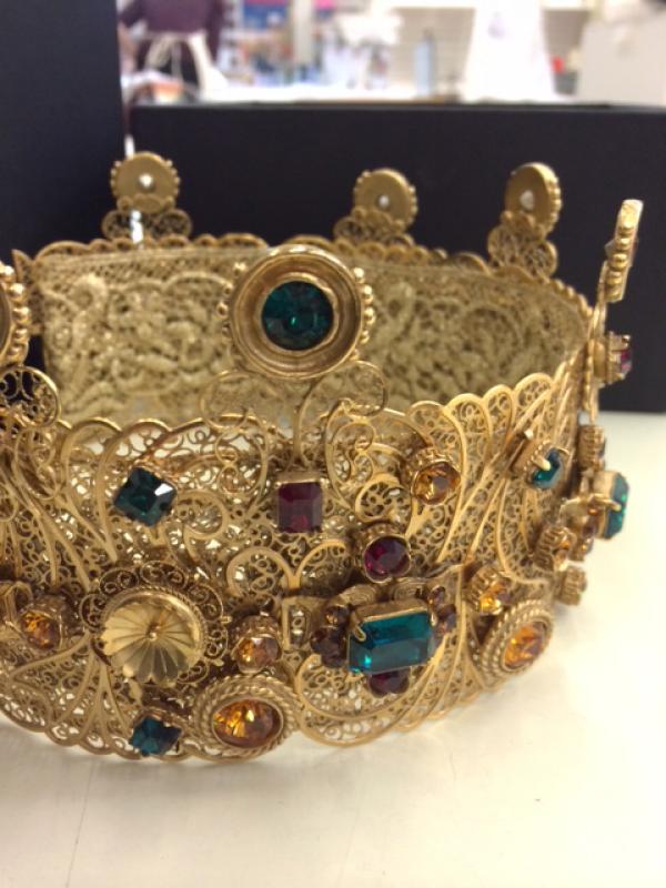 © Victoria and Albert Museum, London. Dolce and Gabbana crown. © Victoria and Albert Museum, London.