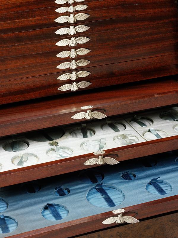 Medal cabinet in the Egyptian taste, about 1810, Paris, after a design attributed to Charles Percier (1764-1813), © Victoria and Albert Museum, London Medal cabinet in the Egyptian taste