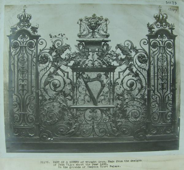Section of the Hampton Court Screen, ca. 1891