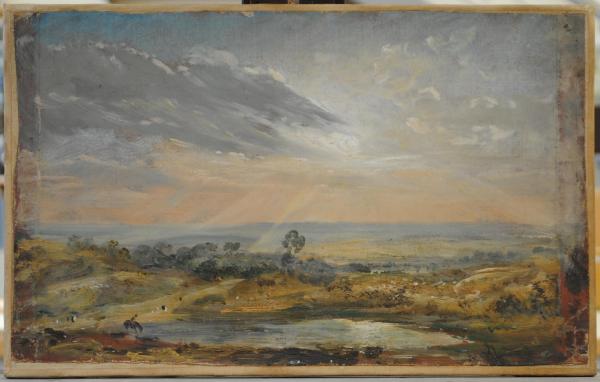 John Constable, Branch Hill Pond, Hampstead, oil on canvas. © Victoria and Albert Museum, London