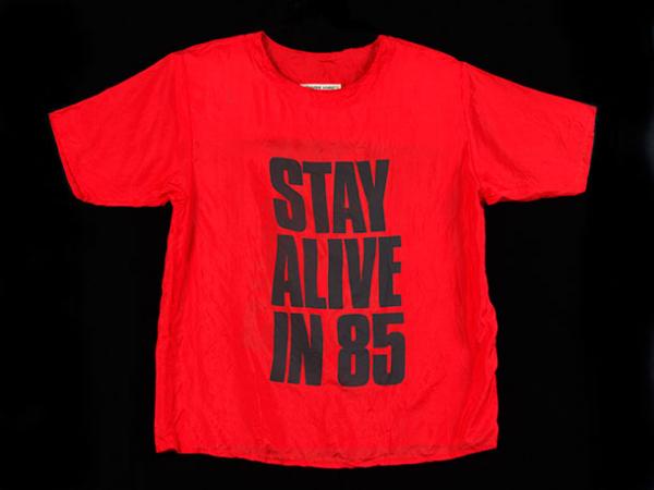 T-Shirt, Katherine Hamnett, 1984. Museum no. T.239-1992