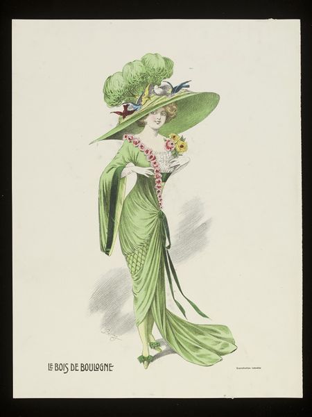Fancy dress fashion plate