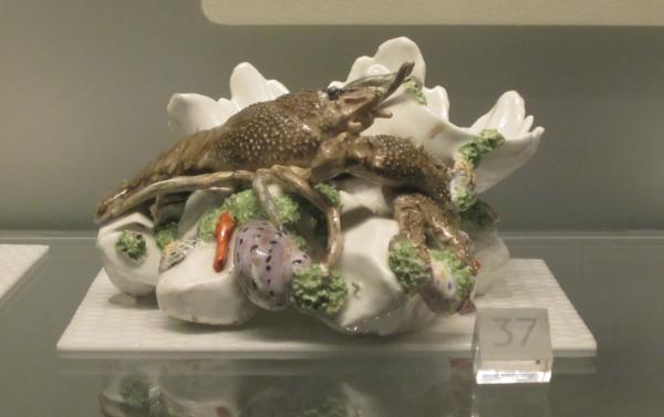 This salt cellar in the form of a crayfish won’t be crawling off the shelf (V&A C.73-1938) © Victoria and Albert Museum, London