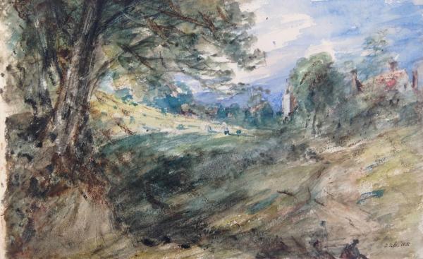 'Cottages on a High Bank' (E:234-1888). © Victoria and Albert Museum, London.