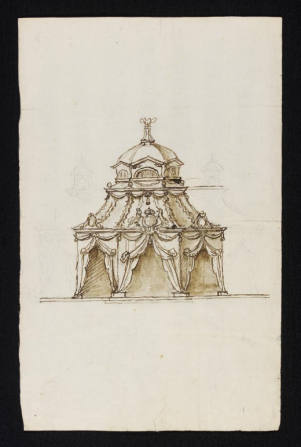 Design for a Royal tent by William Kent, ca.1730-35