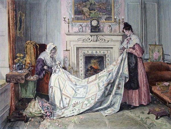 Walter Dendy Sadler, Nearly Done, aquatint, published 1898 (Private Collection)