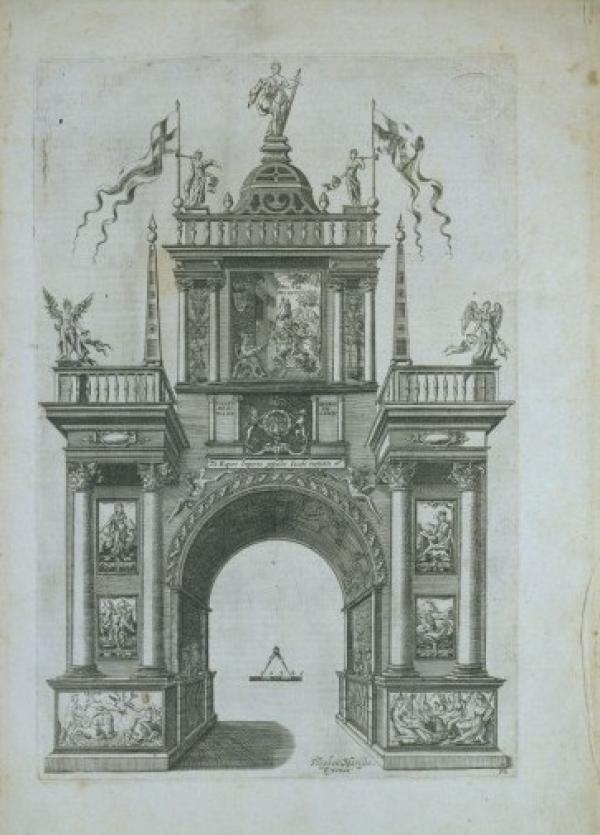 Figure 3. V&A 14010, William Kip after Stephen Harrison, The Arch of the Italian