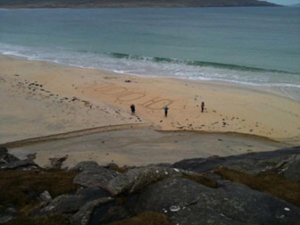 The beach