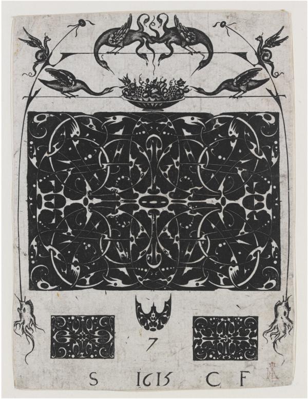 A French moresque design for Goldsmiths from 1615