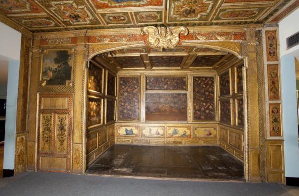 Part of the room from the Manoir de La Tournerie, French c. 1682-94 [881-1903]