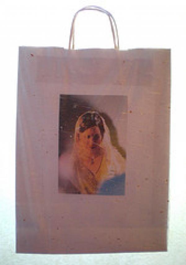Bridal carrier bag, back, Anjana Patel, 2009