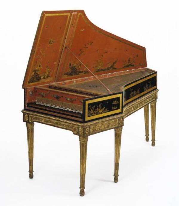 Harpsichord, French (Paris); 1786. Museum no. 1121-1869. © Victoria and Albert Museum, London Harpsichord, French (Paris); 1786.