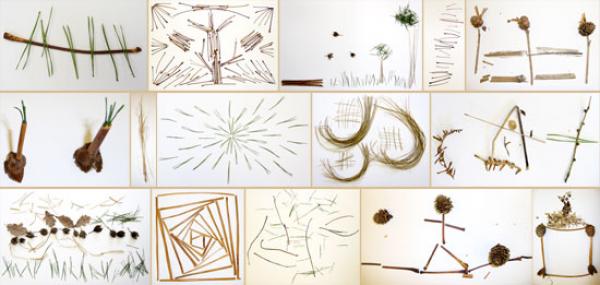 sSlection of drawings and designs from the weekend workshop at Birmingham Art Gallery