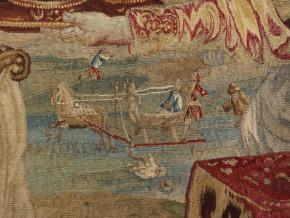 Detail of sledgers from 'Winter'