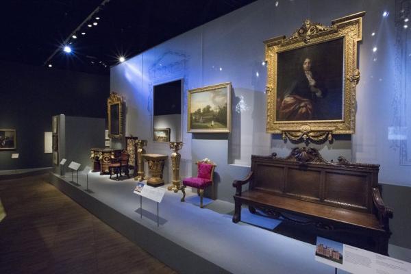 Inside the exhibition.