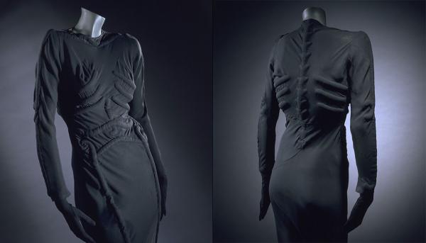 The Skeleton Dress, Elsa Schiaparelli and Salvador Dalí, 1938. Museum no. T.394&A-1974. © Victoria and Albert Museum, London. 