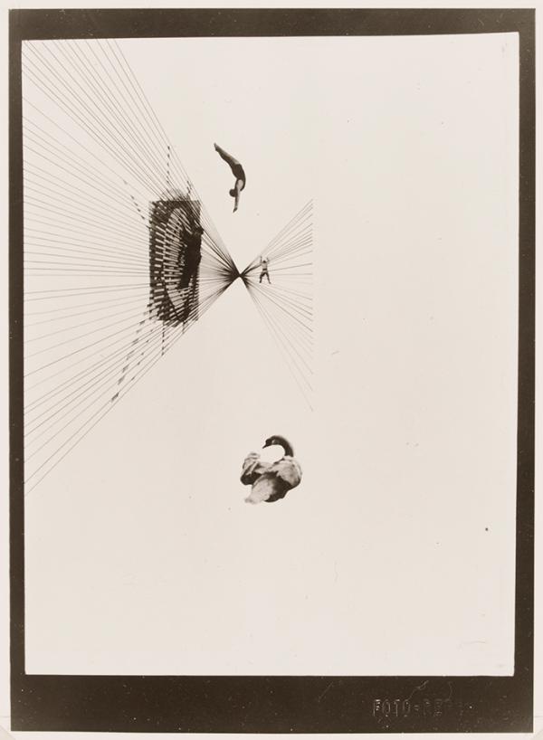 Fotoplastiken; Leda und der Schwan, Photograph, László Moholy-Nag, 1926 (made). Museum no. CIRC.202-1974 © Victoria and Albert Museum