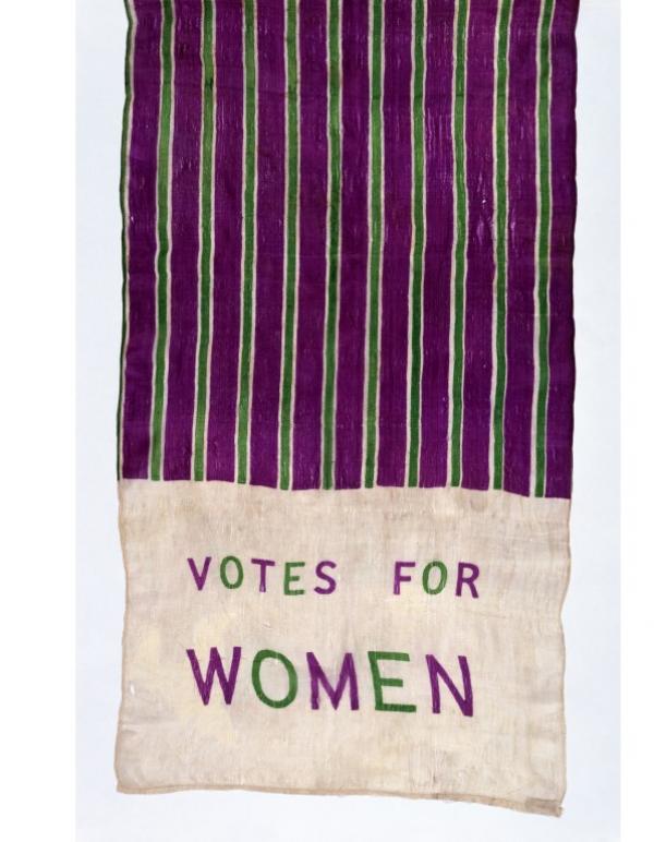 Commemorative Suffraget silk scarf