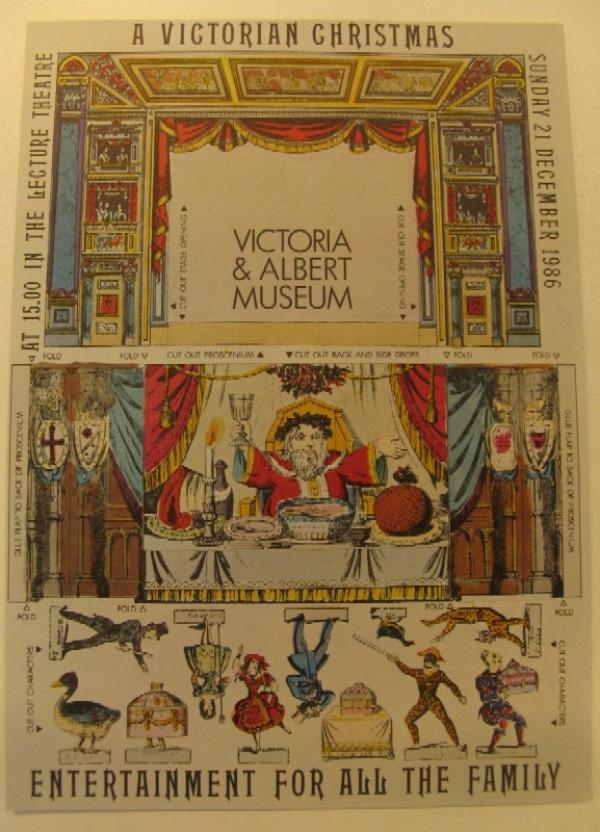 MA/52/1/24. A Christmas flyer for 1986. © Victoria and Albert Museum, London Christmas flyer
