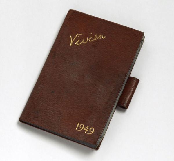 Vivien Leigh’s diary, 1949. © Victoria and Albert Museum, London