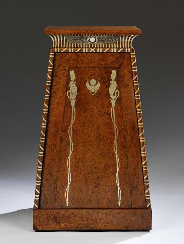 Medal cabinet in the Egyptian taste, about 1810, Paris, after a design attributed to Charles Percier (1764-1813), © Victoria and Albert Museum, London Medal cabinet in the Egyptian taste