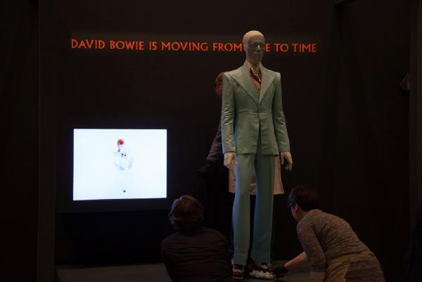 The installation of David Bowie at the Martin-Gropius-Bau, Berlin. © Avantgarde, Foto Thomas Bruns