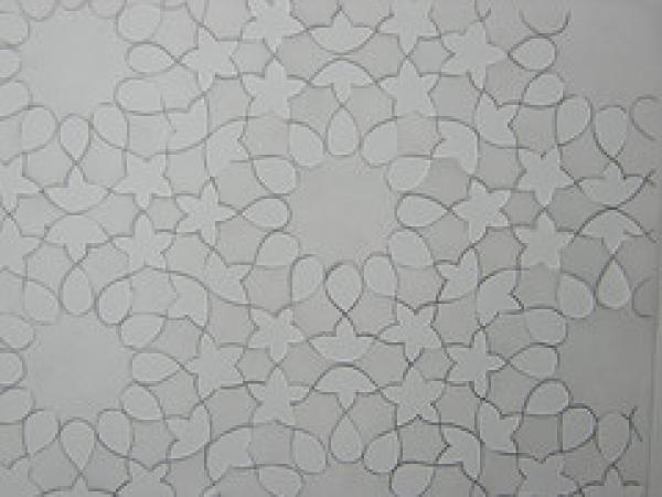 Drawing based on an Islamic motif