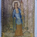 T.13-1937, embroidered picture of St. Barbara, probably a 20th century forgery © Victoria and Albert Museum, London