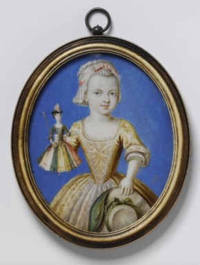 Portrait of Katherine Whitmore by Bernard Lens, 1724. P.14-1971(c) Victoria and Albert Museum, London