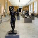 Rodin sculptures on display in Room 21 of the V&A.