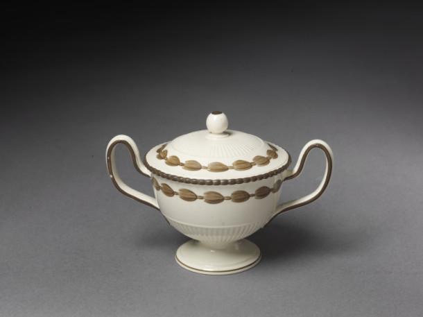 Ice cream cup, lead-glazed earthenware, made at the factory of Josiah Wedgwood, Etruria, Staffordshire, England, 1780-1800 V&A C.219&A-1939 © Victoria and Albert Museum, London