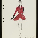 'Au Son du Cor.' Suit designed by Lou Claverie for Paquin, Winter 1950-51
