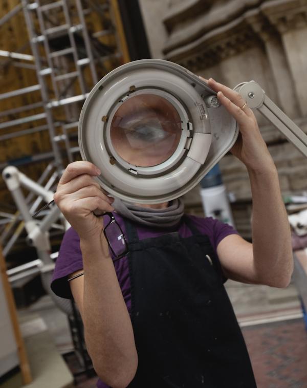 The trained eye of the sculpture conservator Sarah Healey
