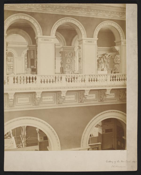 View of Court showing the cities, c.1873